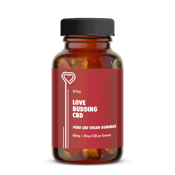 Love Budding CBD - Vegan Gummies - Fresh Mint - 20mg 30 Pack